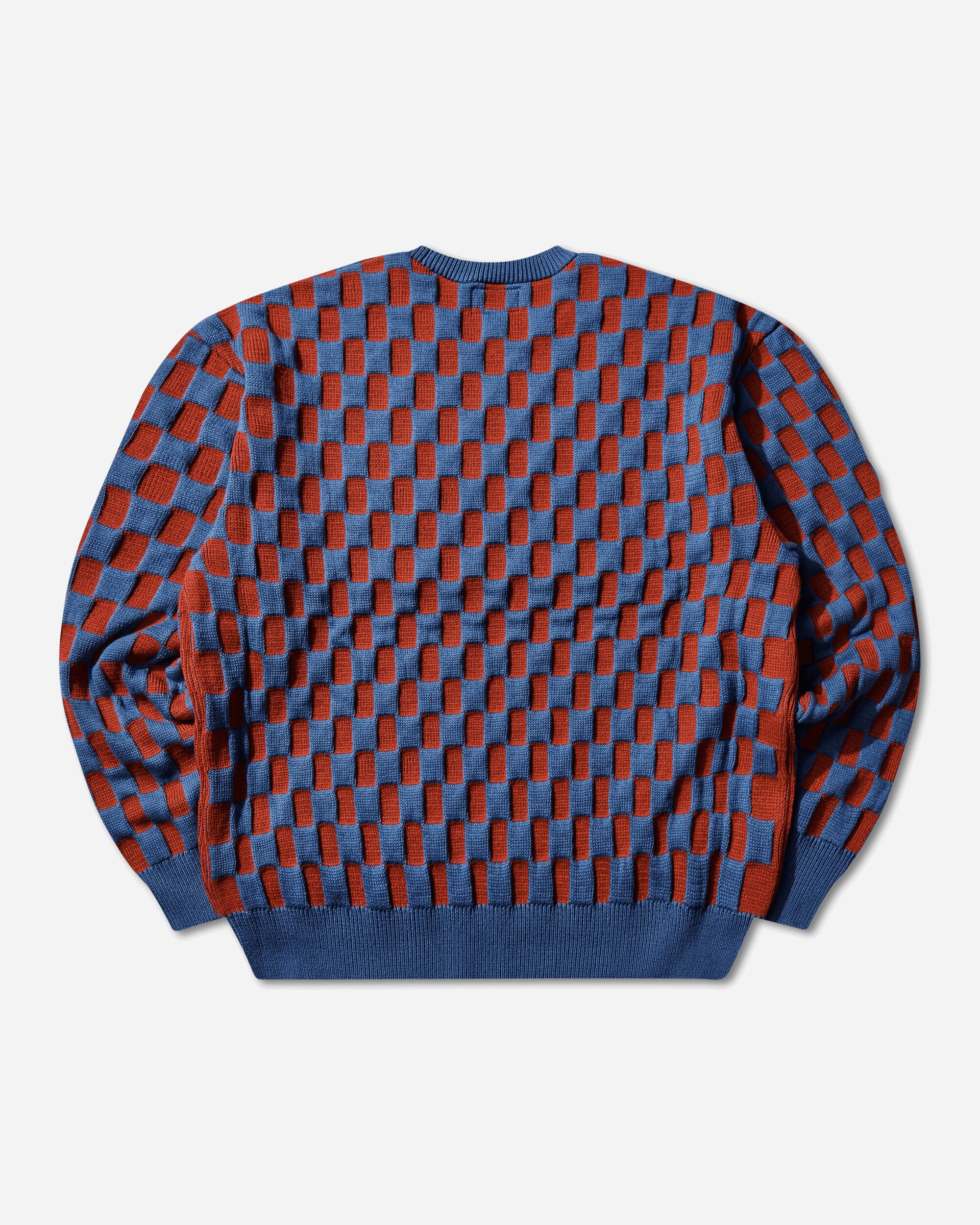 Cav Empt Rectangular Block Knit Blue Knitwears Sweaters CES29KN01 BLUE