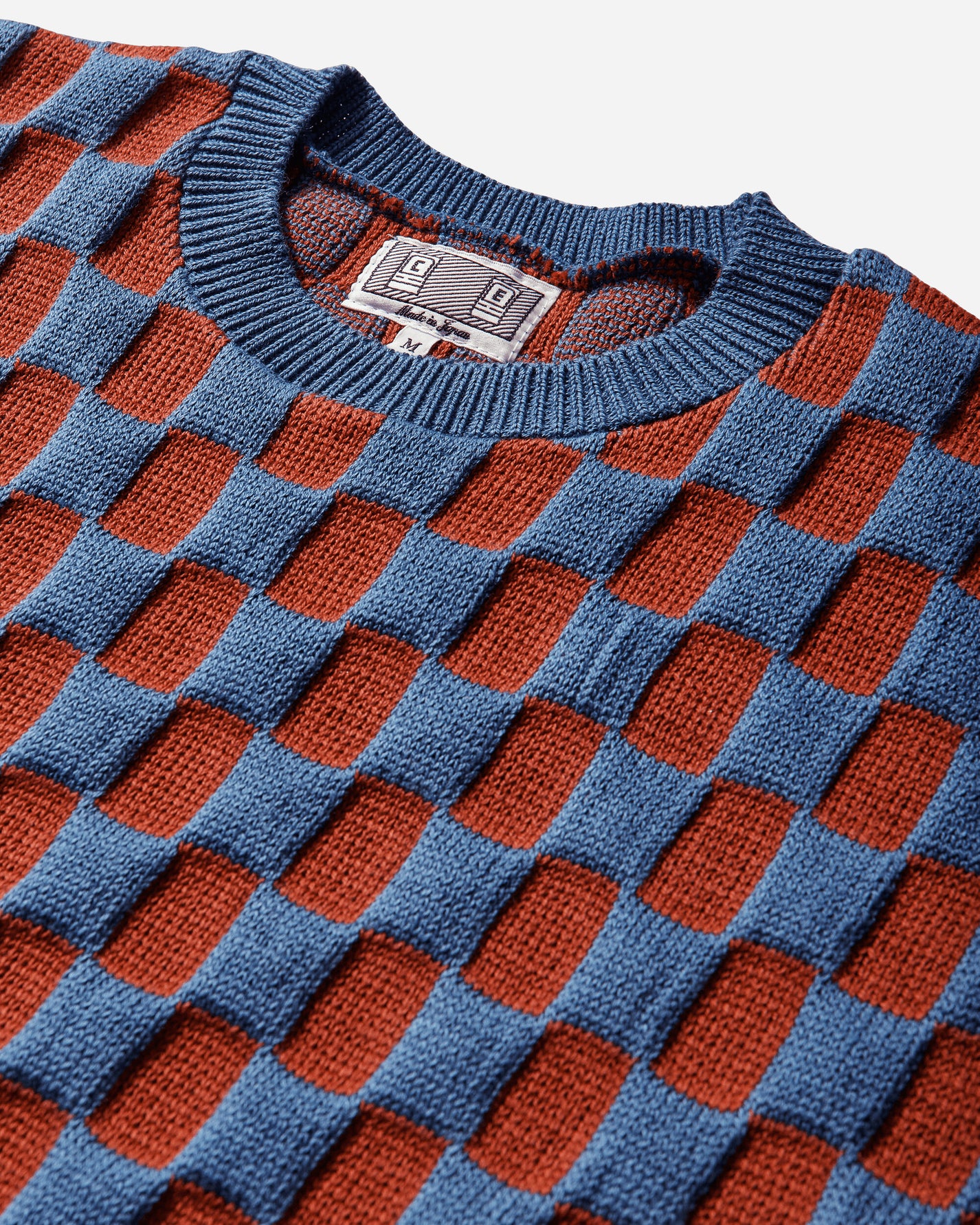 Cav Empt Rectangular Block Knit Blue Knitwears Sweaters CES29KN01 BLUE