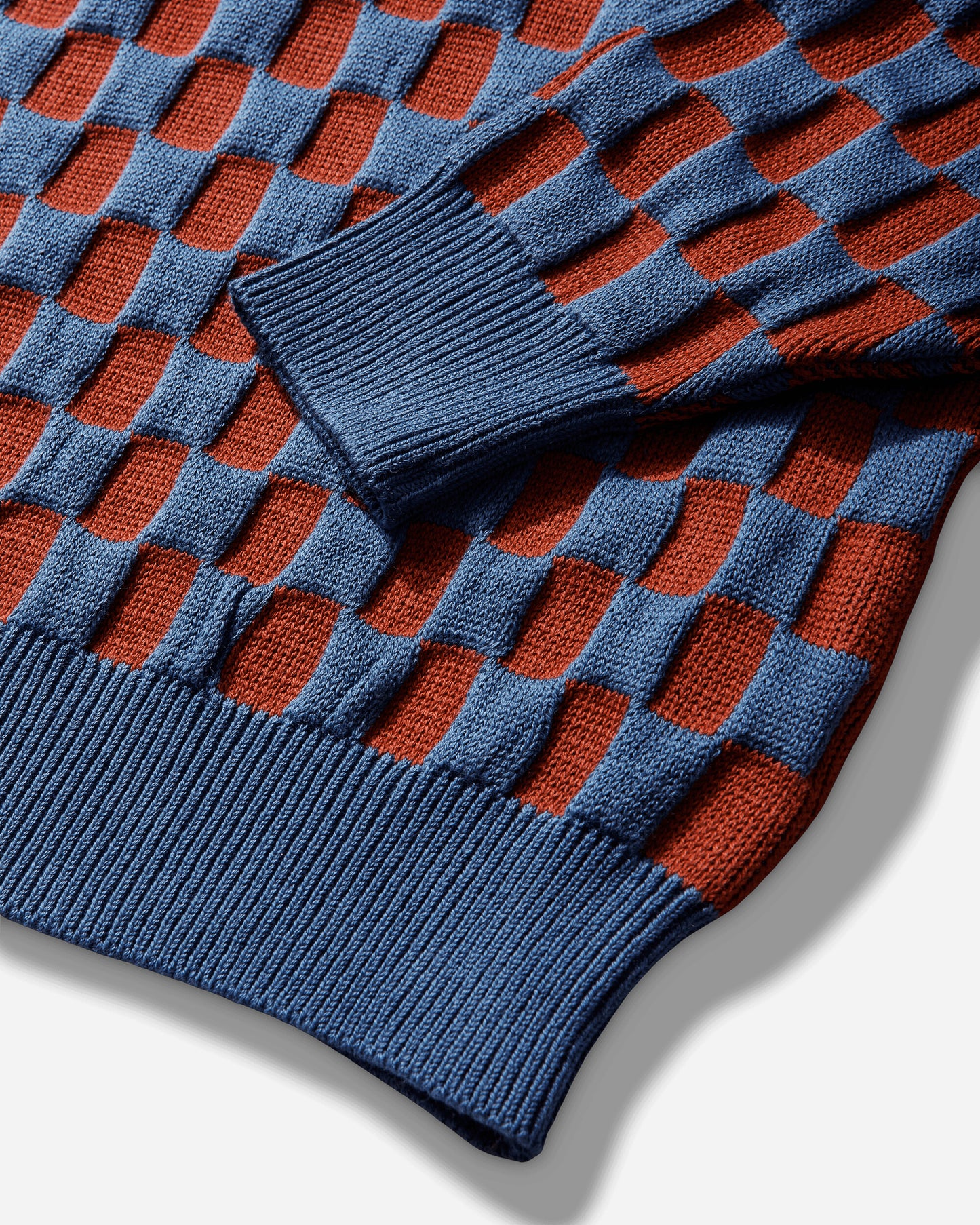 Cav Empt Rectangular Block Knit Blue Knitwears Sweaters CES29KN01 BLUE