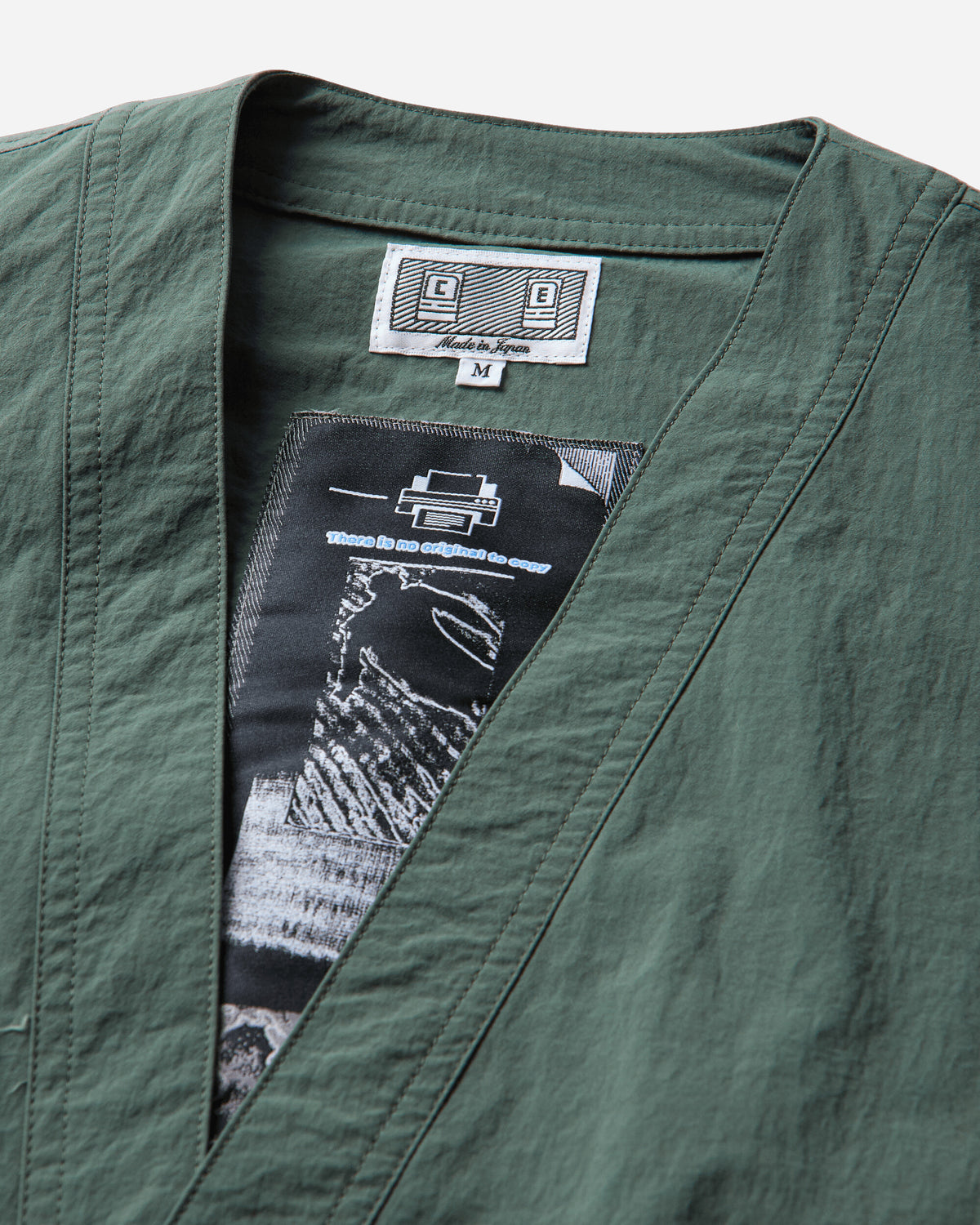 Cav Empt Nylon Cardigan Green Sweatshirts Track Tops CES30JK20 GREEN