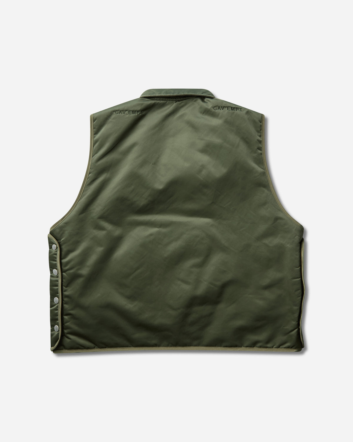 Cav Empt Nylon Flight Vest Green Coats and Jackets Vests CES30JK25 GREEN