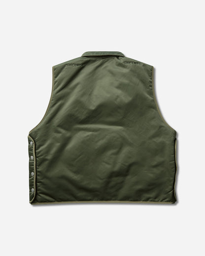 Cav Empt Nylon Flight Vest Green Coats and Jackets Vests CES30JK25 GREEN