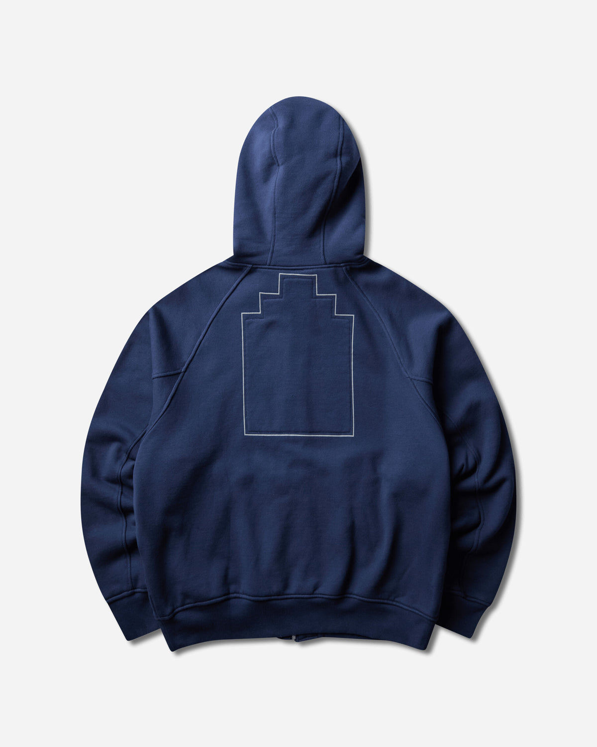 Cav Empt Solid Big Heavy Zip Hoody Navy Navy Sweatshirts Zip-Ups CES30CS08 NAVY