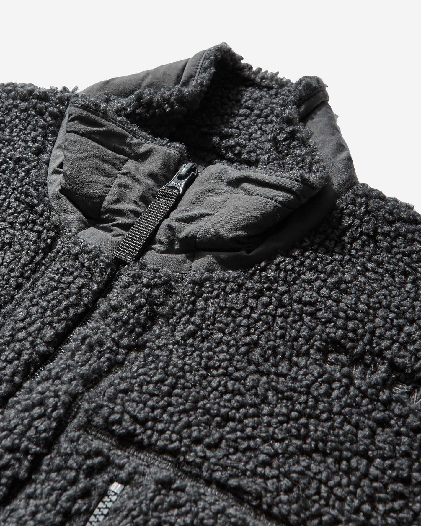 Cav Empt Stand Collar Boa Zip Up Grey Sweatshirts Zip-Ups CES28CS26 GREY