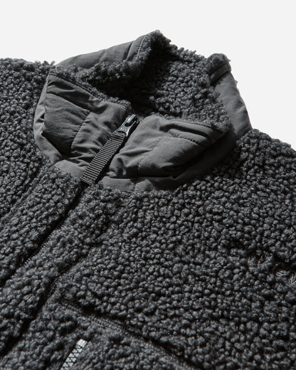 Cav Empt Stand Collar Boa Zip Up Grey Sweatshirts Zip-Ups CES28CS26 GREY