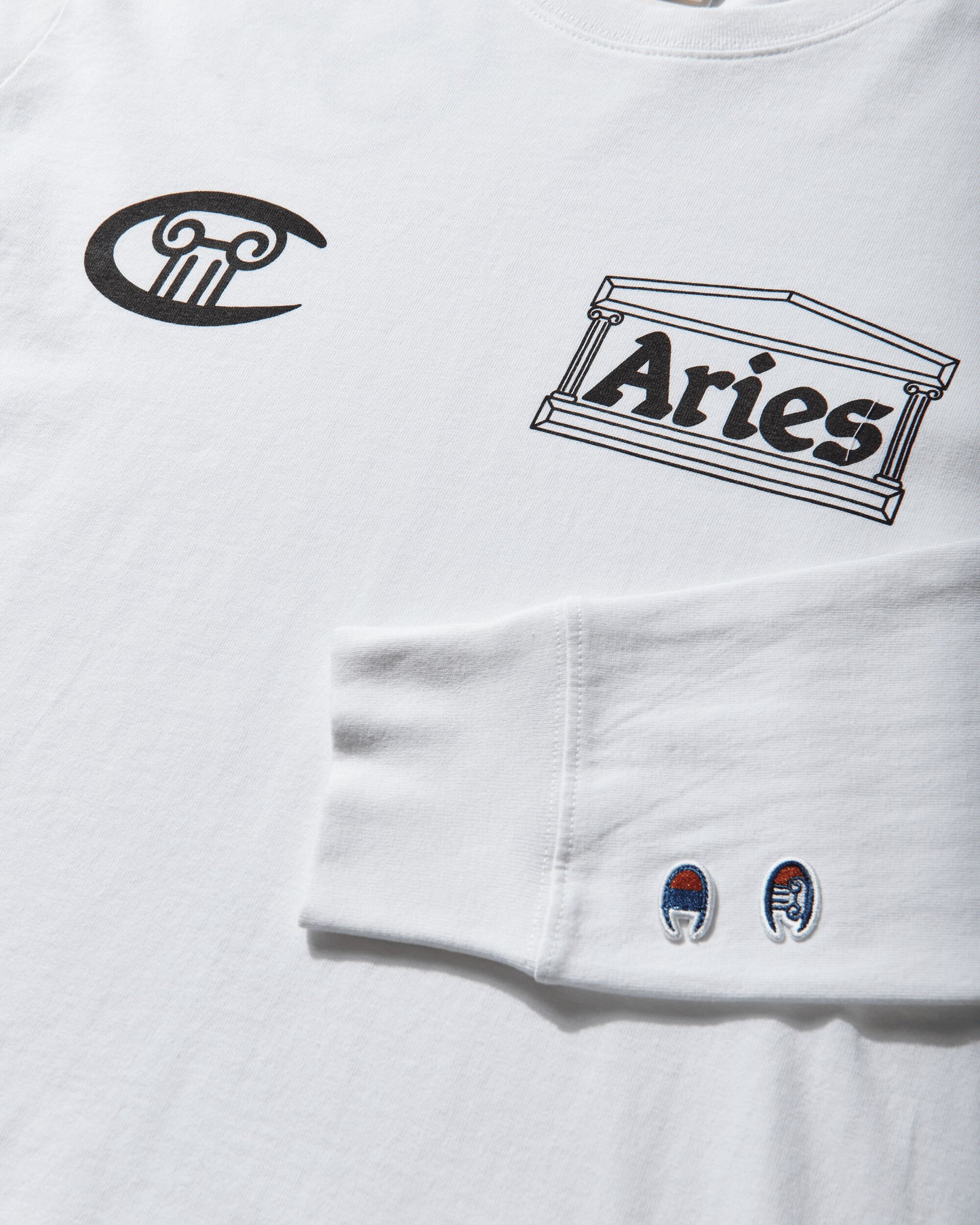 Champion Ls Tee Wht T-Shirts Longsleeve 223588 WW001