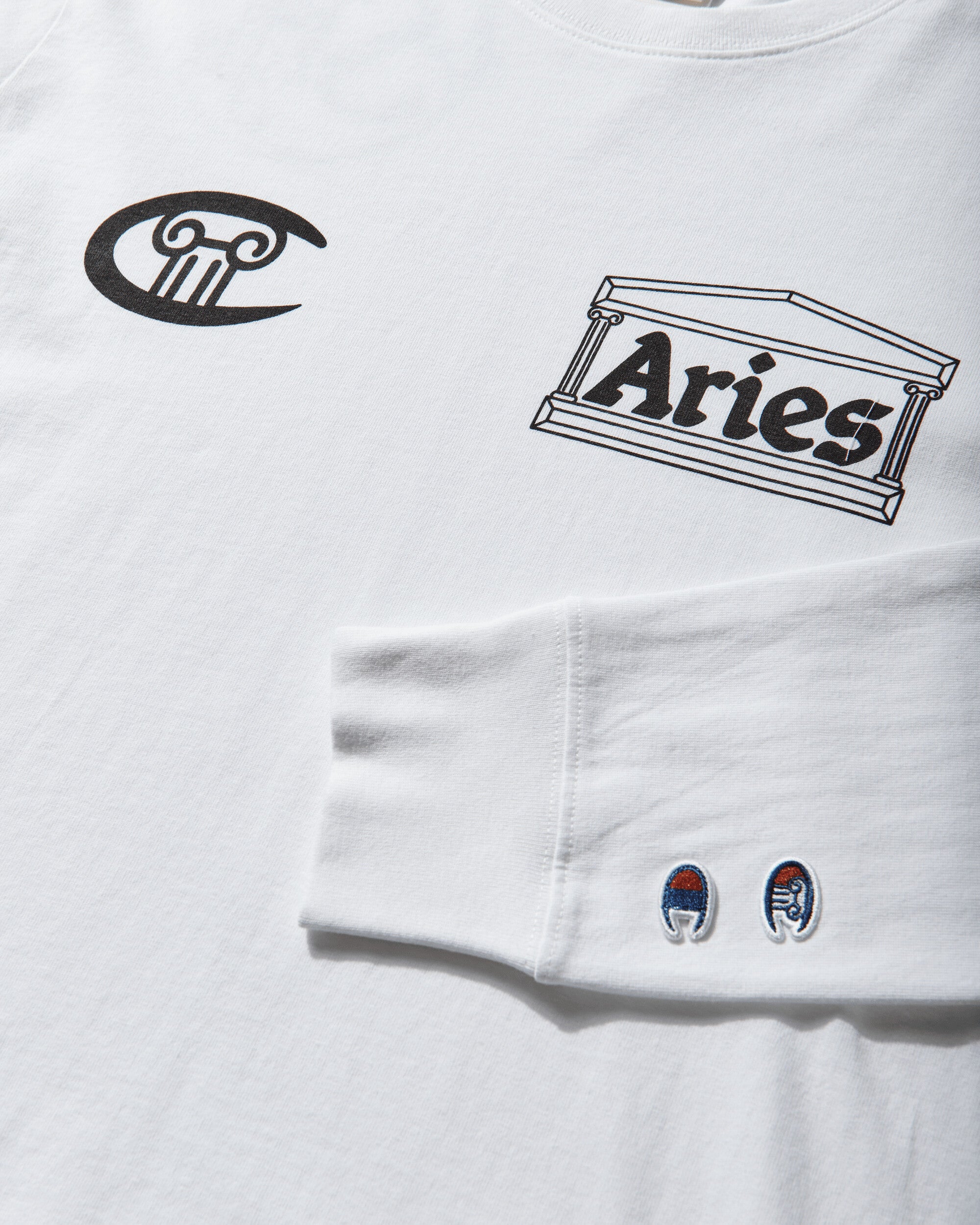 Champion Ls Tee Wht T-Shirts Longsleeve 223588 WW001