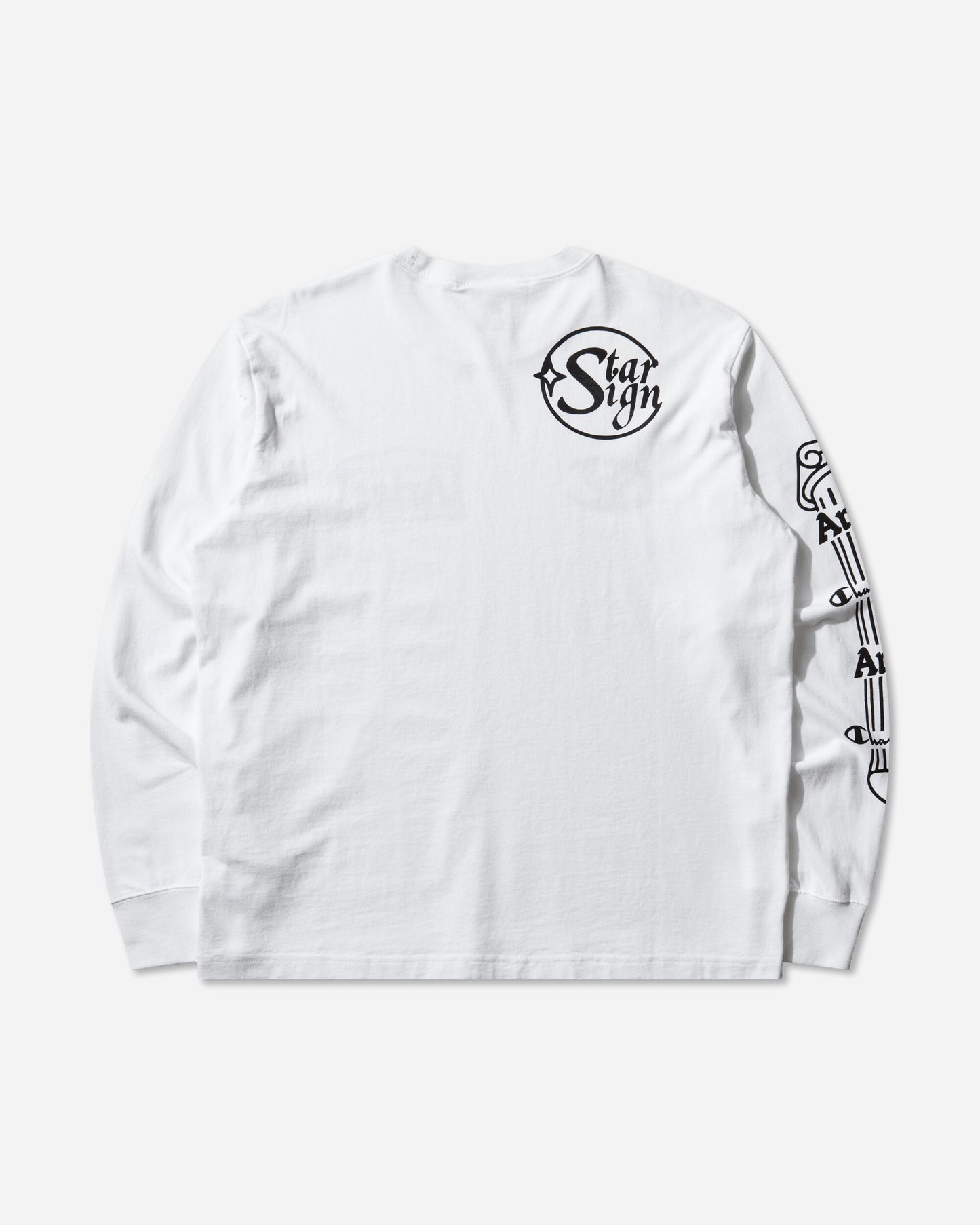 Champion Ls Tee Wht T-Shirts Longsleeve 223588 WW001