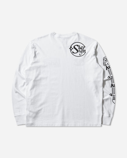 Champion Ls Tee Wht T-Shirts Longsleeve 223588 WW001