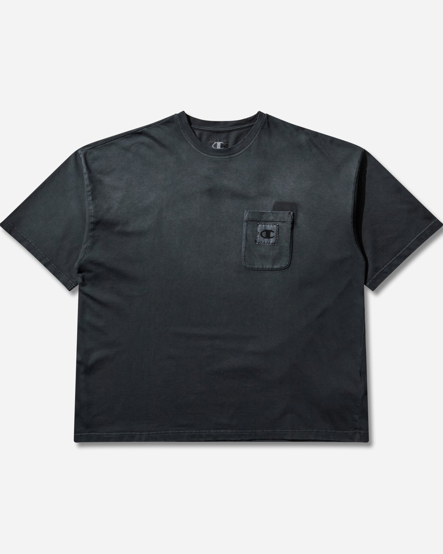Champion Crewneck T-Shirt Blk T-Shirts Shortsleeve 222140 KK001
