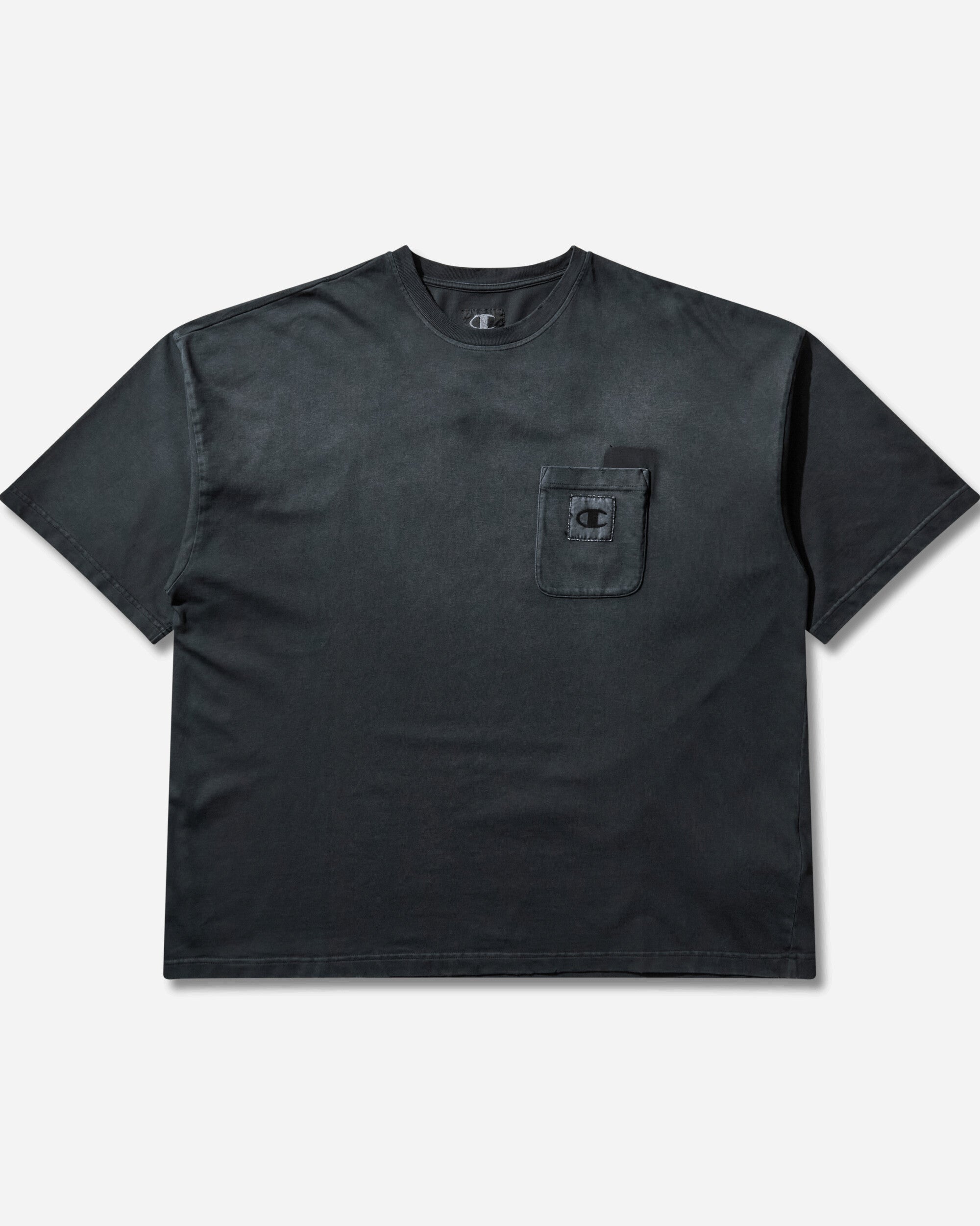 Champion Crewneck T-Shirt Blk T-Shirts Shortsleeve 222140 KK001