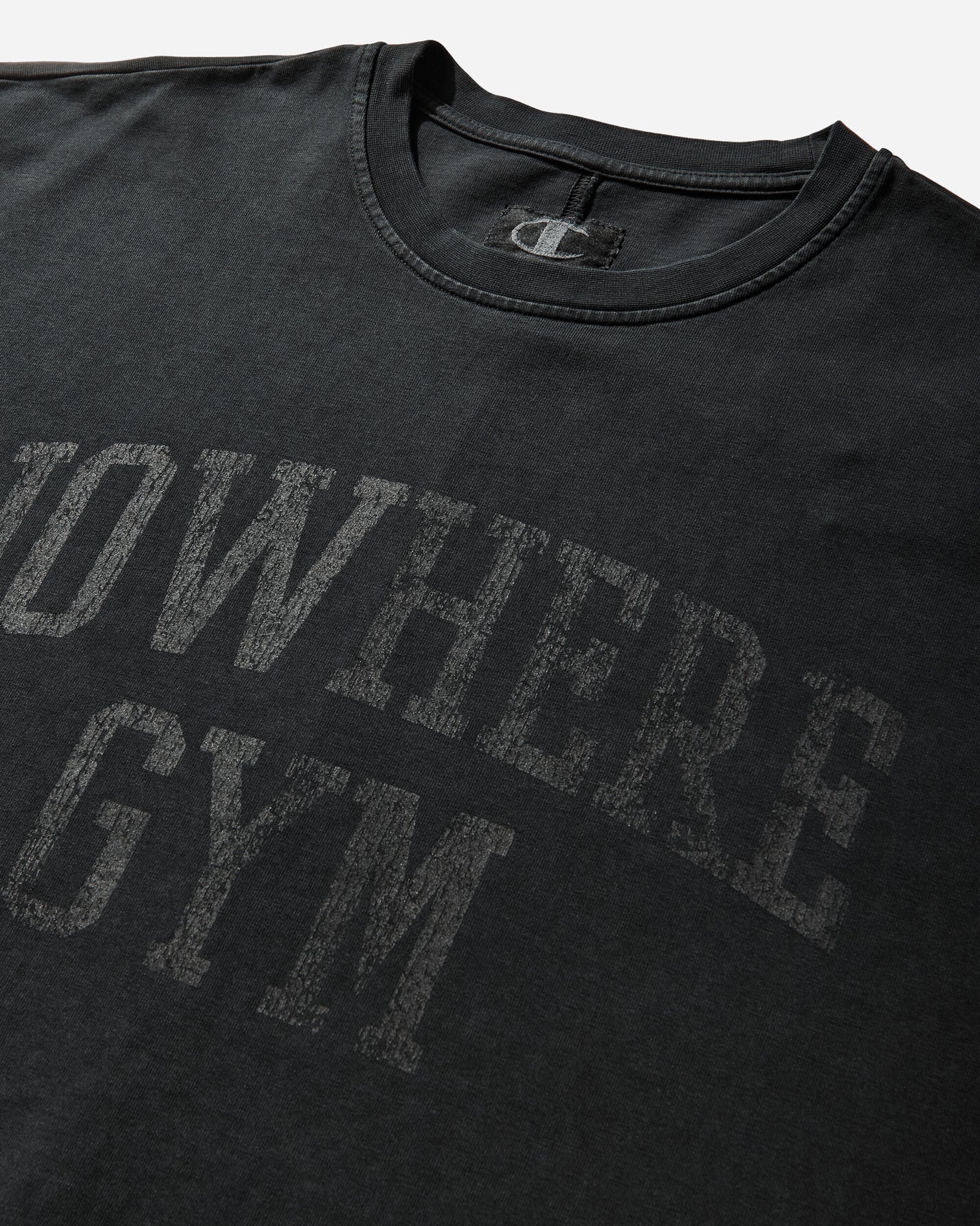 Champion Crewneck Tshirt Black T-Shirts Shortsleeve 222492 0III