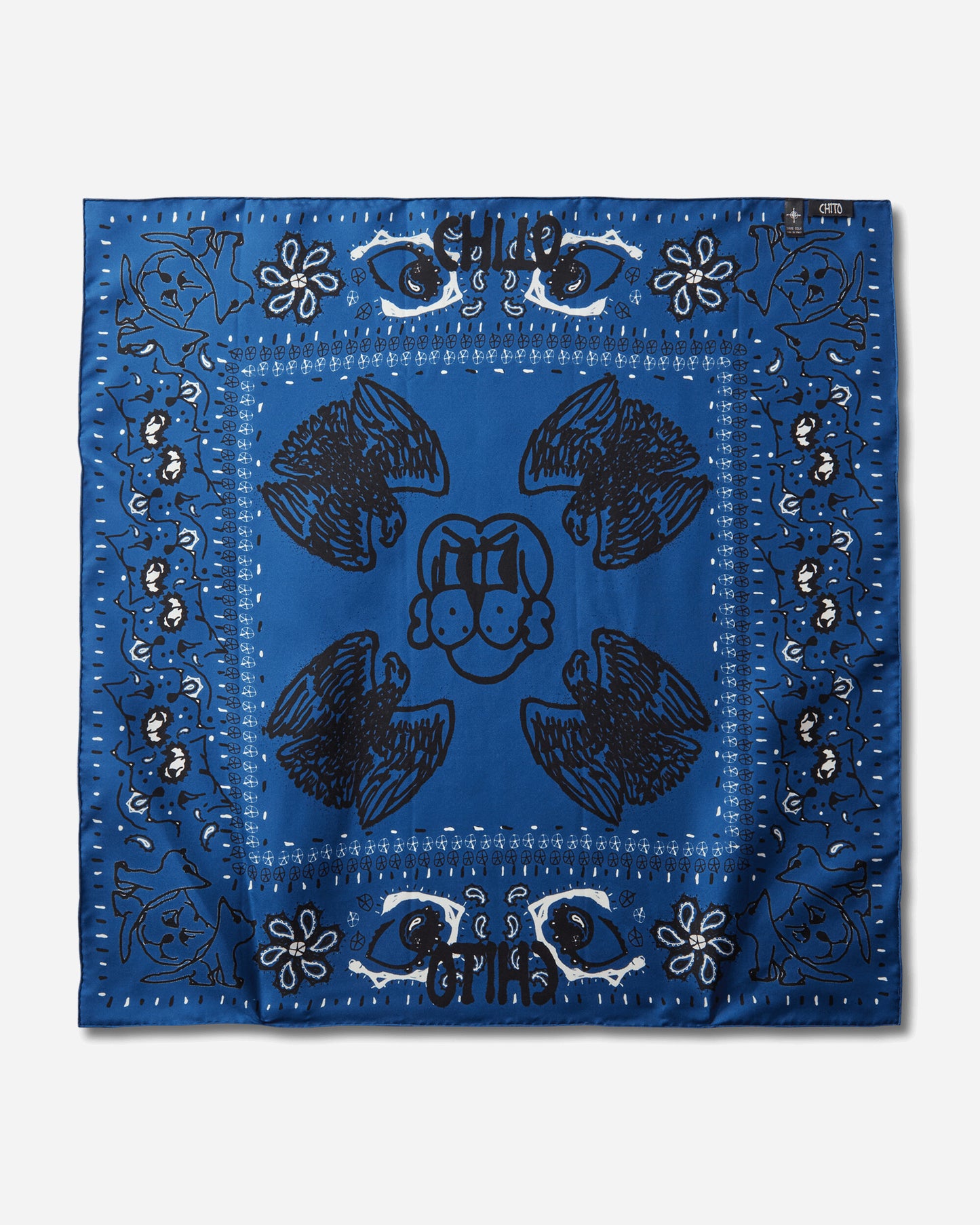Chito Finesse Eagle Bandana Multi Gloves and Scarves Bandanas C0226S001 MULTI