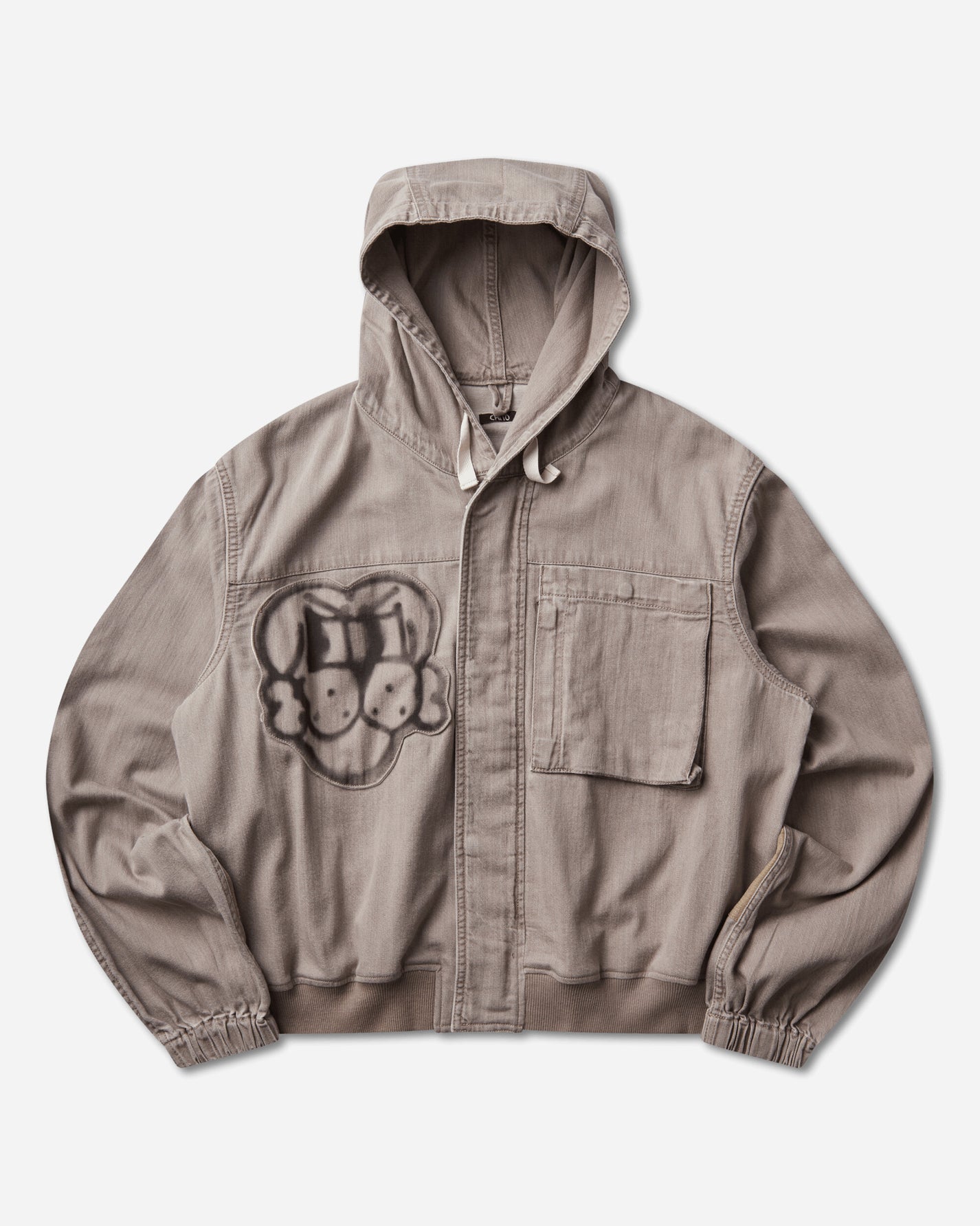 Chito Asesine Hooded Blouson W/ Reflective Finesse Pup Green Sweatshirts Hoodies C0226D001 GREEN