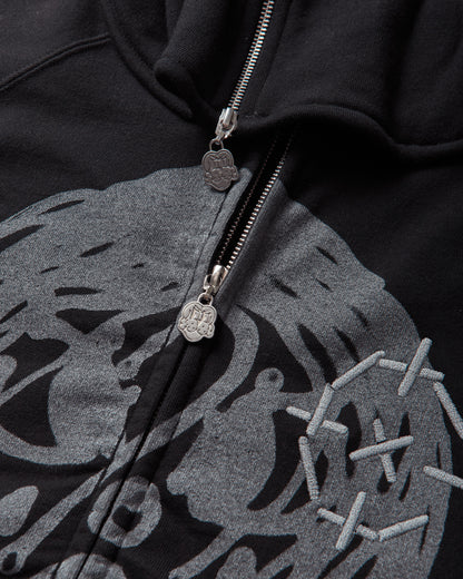 Chito Reflective Finesse Pup Full Zip Afterhood Black Sweatshirts Hoodies C0226K003 BLACK