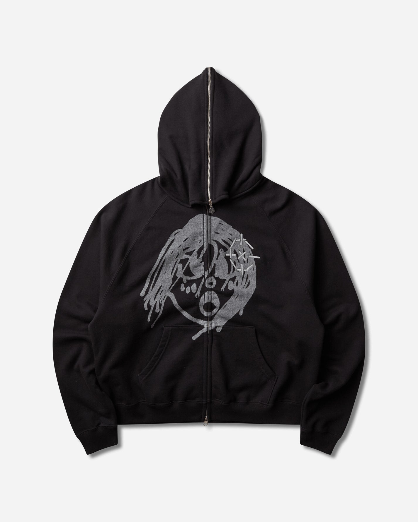 Chito Reflective Finesse Pup Full Zip Afterhood Black Sweatshirts Hoodies C0226K003 BLACK
