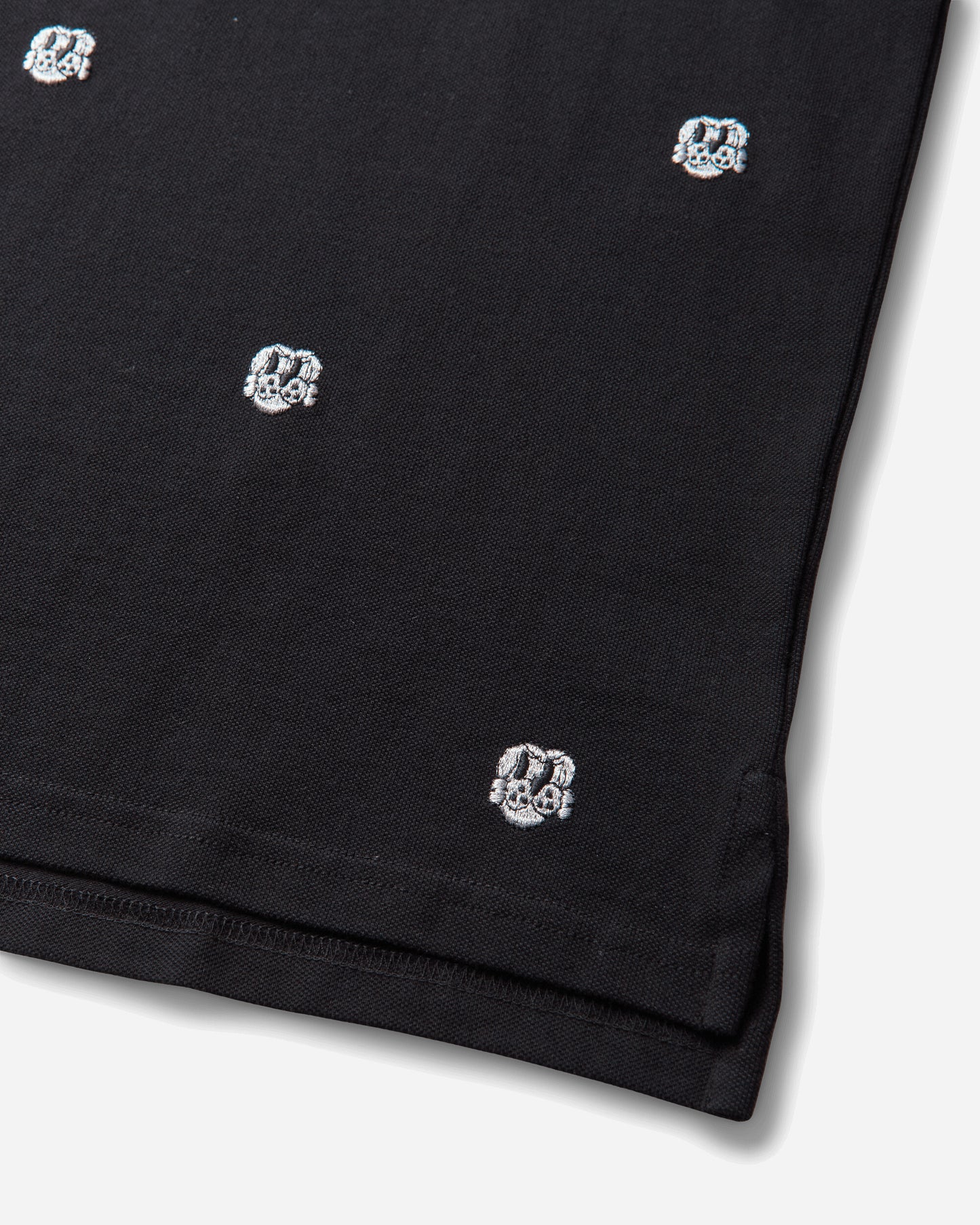 Chito Allover Finesse Embroidered Polo Black T-Shirts Polo C0226T013 BLACK