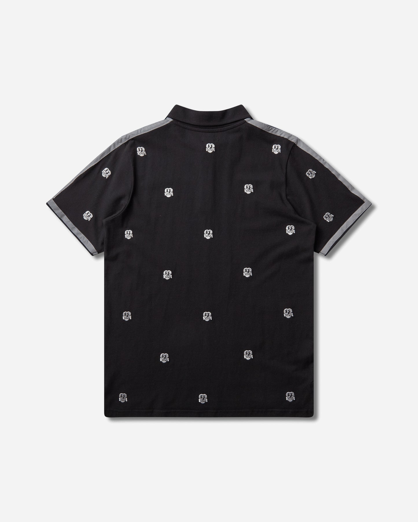 Chito Allover Finesse Embroidered Polo Black T-Shirts Polo C0226T013 BLACK