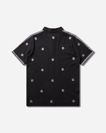 Chito Allover Finesse Embroidered Polo Black T-Shirts Polo C0226T013 BLACK