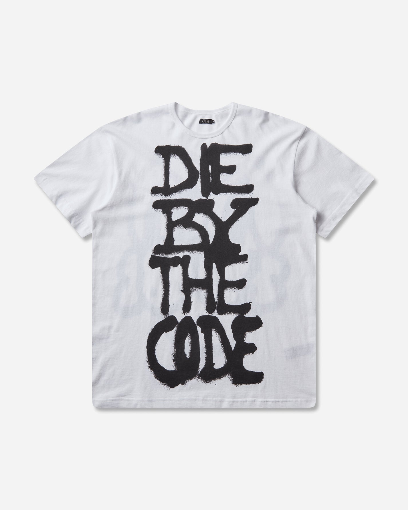 Chito Die By The Code White T-Shirts Shortsleeve C0226T007 WHITE