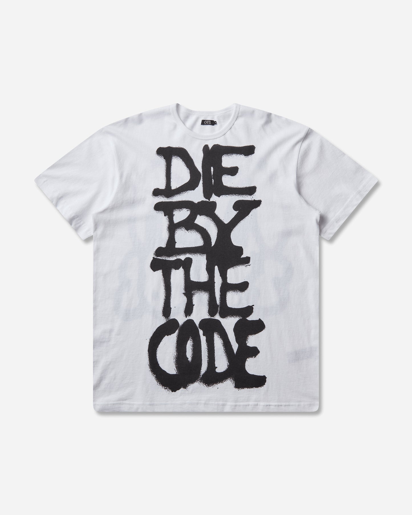 Chito Die By The Code White T-Shirts Shortsleeve C0226T007 WHITE