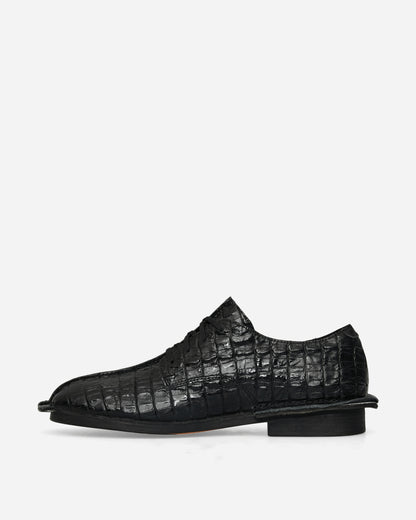 Clarks Wmns Cur Derby W Black Croc BLK  Classic Shoes Laced Up 26183325 BLK
