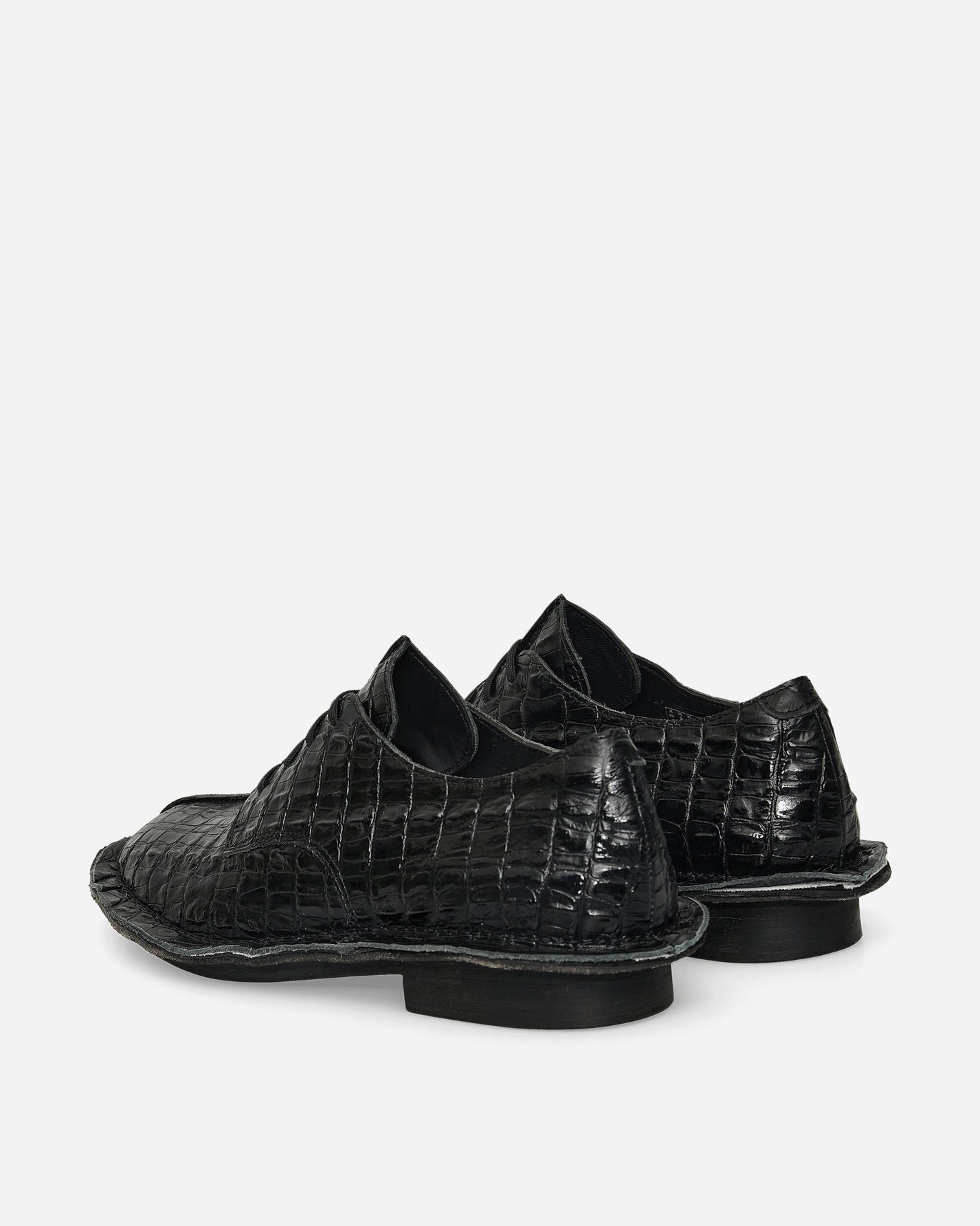 Clarks Wmns Cur Derby W Black Croc BLK  Classic Shoes Laced Up 26183325 BLK