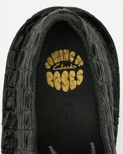 Clarks Wmns Cur Derby W Black Croc BLK  Classic Shoes Laced Up 26183325 BLK