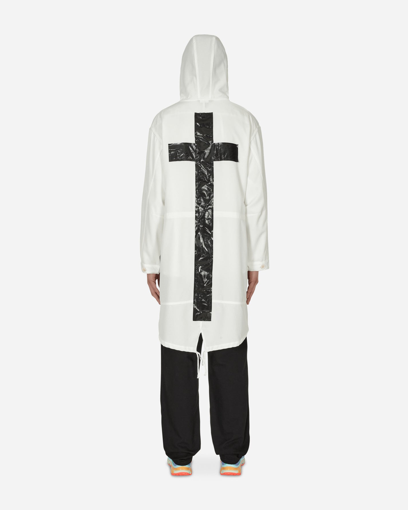 Comme Des Garçons Black Coat White Black Coats and Jackets Coats 1I-C007-S22 1