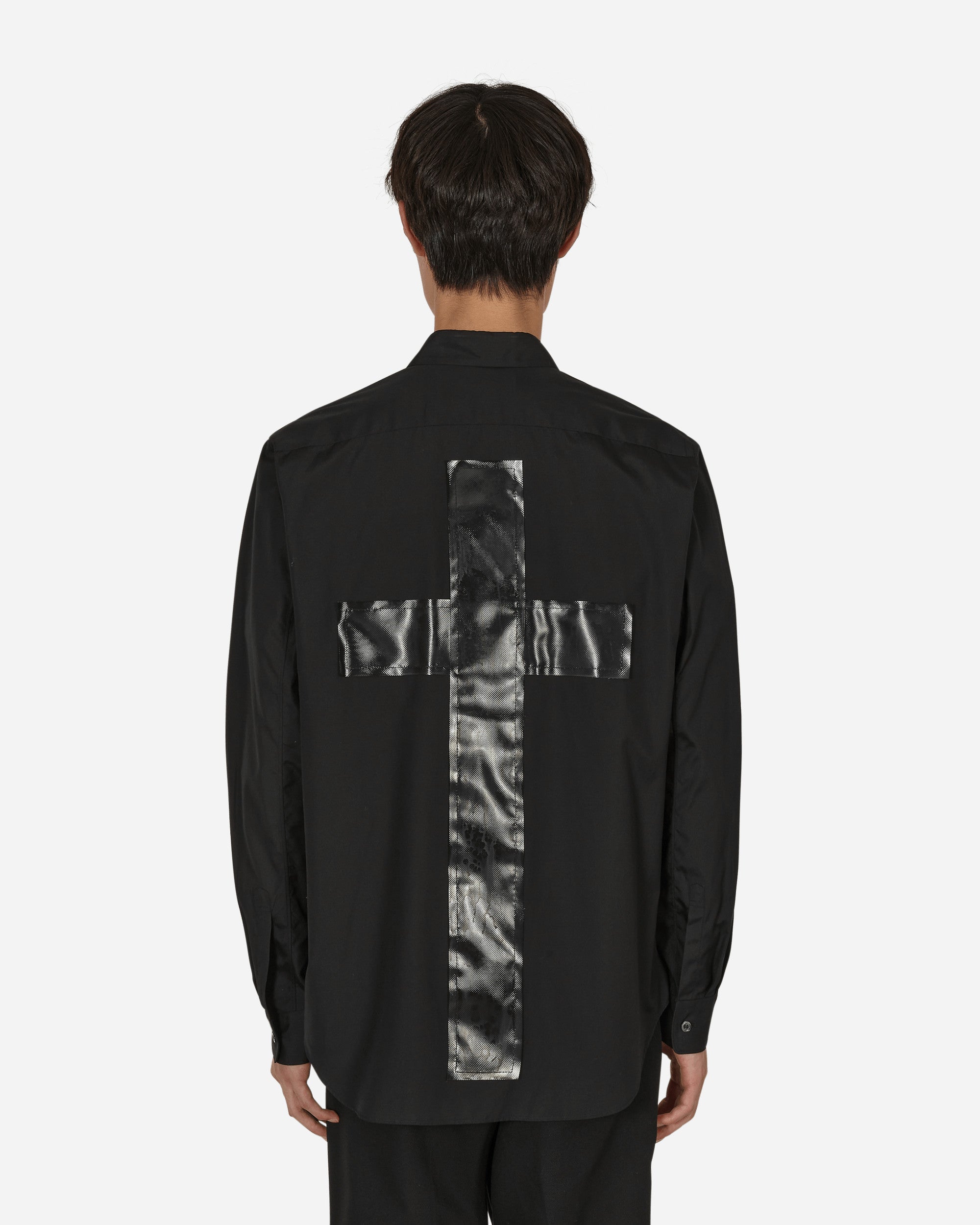 Comme Des Garçons Black Blouse Black Black Shirts Longsleeve 1I-B004-S22 1