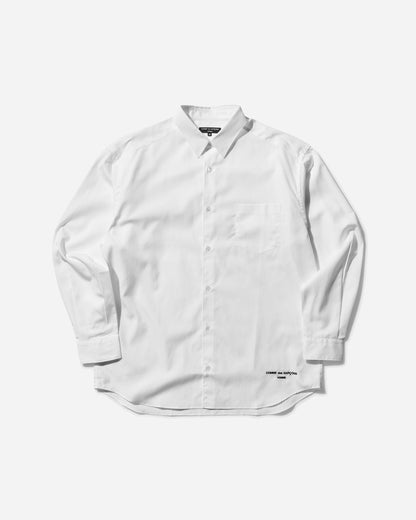 Comme Des Garçons Homme Men'S Shirt White Shirts Longsleeve Shirt HN-B102-W24 003