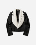 Comme Des Garçons Homme Plus Men'S Jacket Black X Natural Coats and Jackets Blazers PQ-J021-S26 1