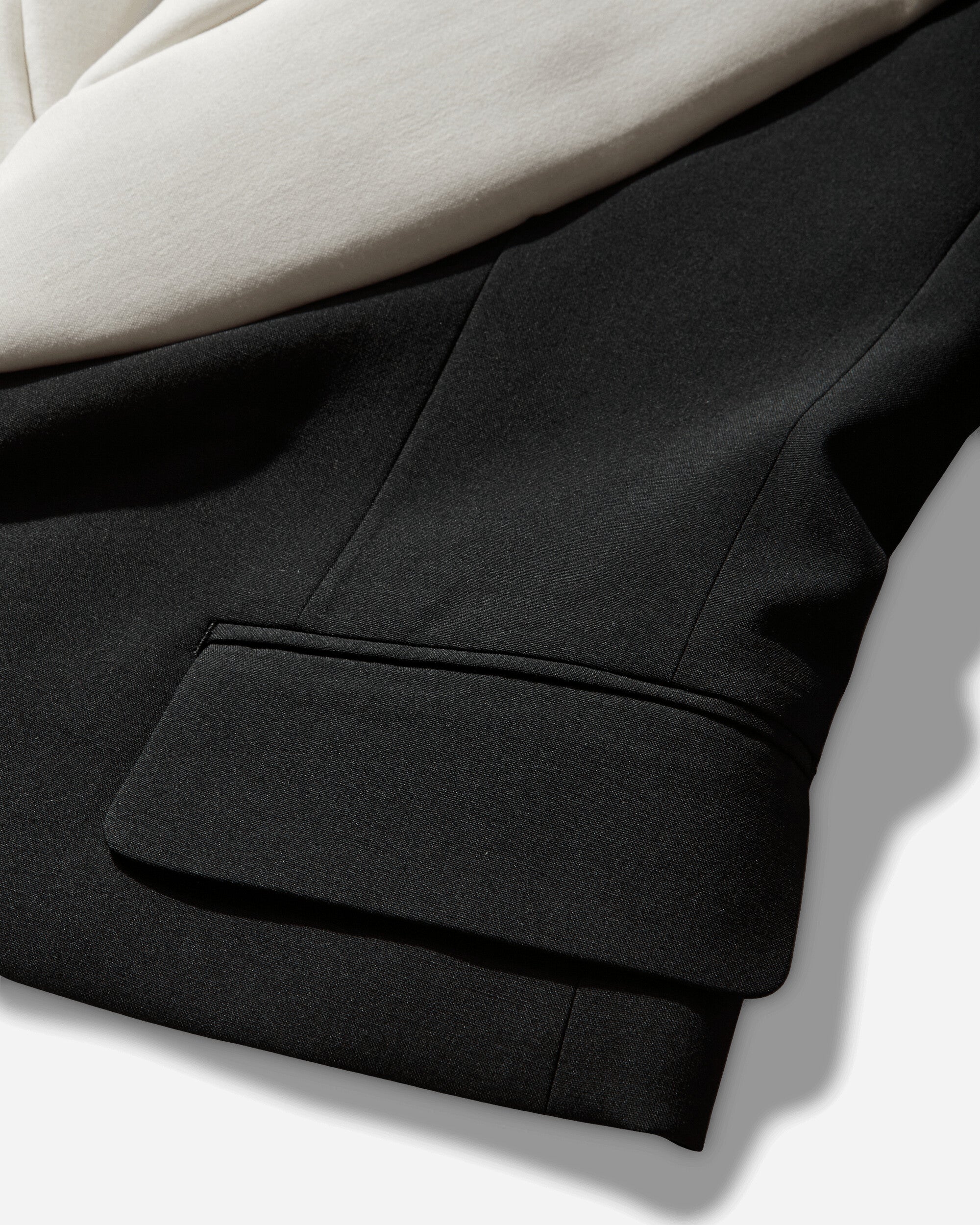 Comme Des Garçons Homme Plus Men'S Jacket Black X Natural Coats and Jackets Blazers PQ-J021-S26 1