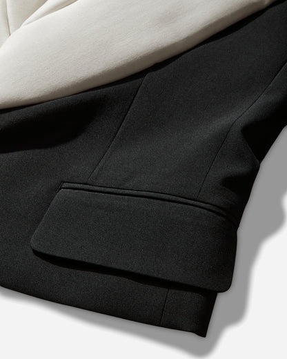 Comme Des Garçons Homme Plus Men'S Jacket Black X Natural Coats and Jackets Blazers PQ-J021-S26 1