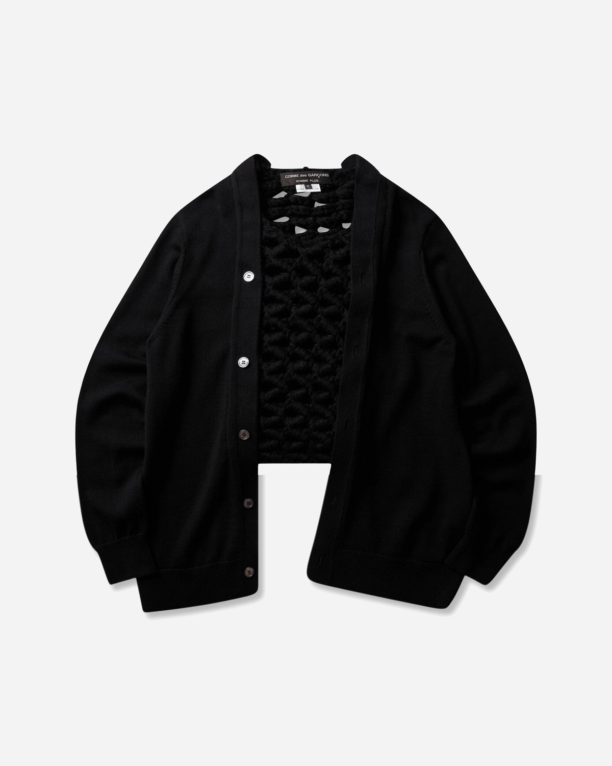 Comme Des Garçons Homme Plus Men'S Sweater Black/Black Knitwears Cardigans PR-N010-W26 1