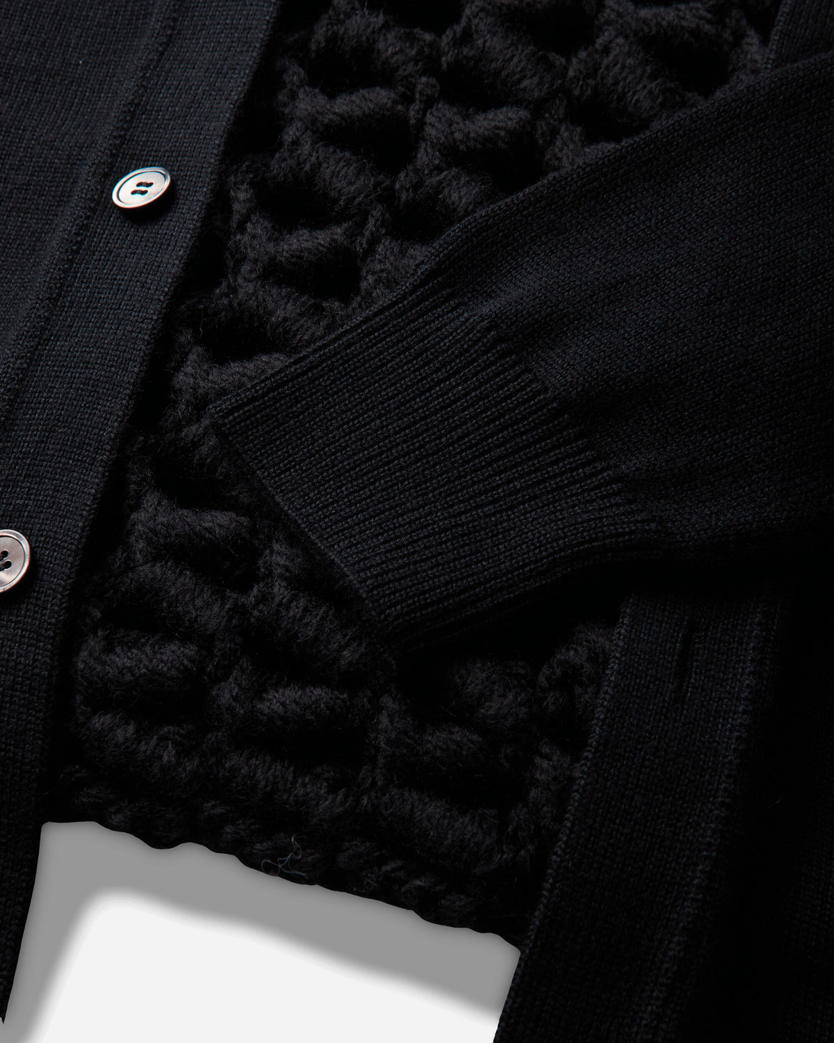 Comme Des Garçons Homme Plus Men'S Sweater Black/Black Knitwears Cardigans PR-N010-W26 1