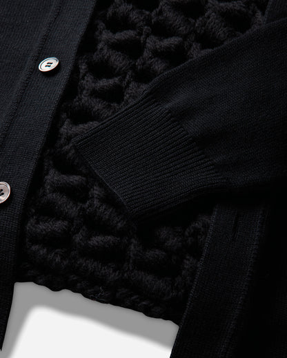 Comme Des Garçons Homme Plus Men'S Sweater Black/Black Knitwears Cardigans PR-N010-W26 1