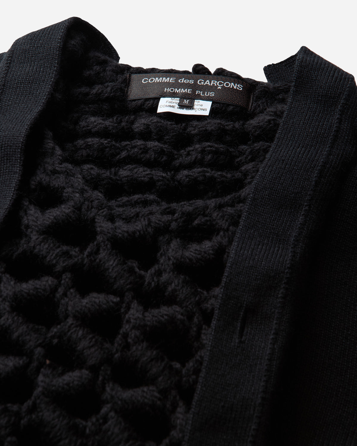 Comme Des Garçons Homme Plus Men'S Sweater Black/Black Knitwears Cardigans PR-N010-W26 1