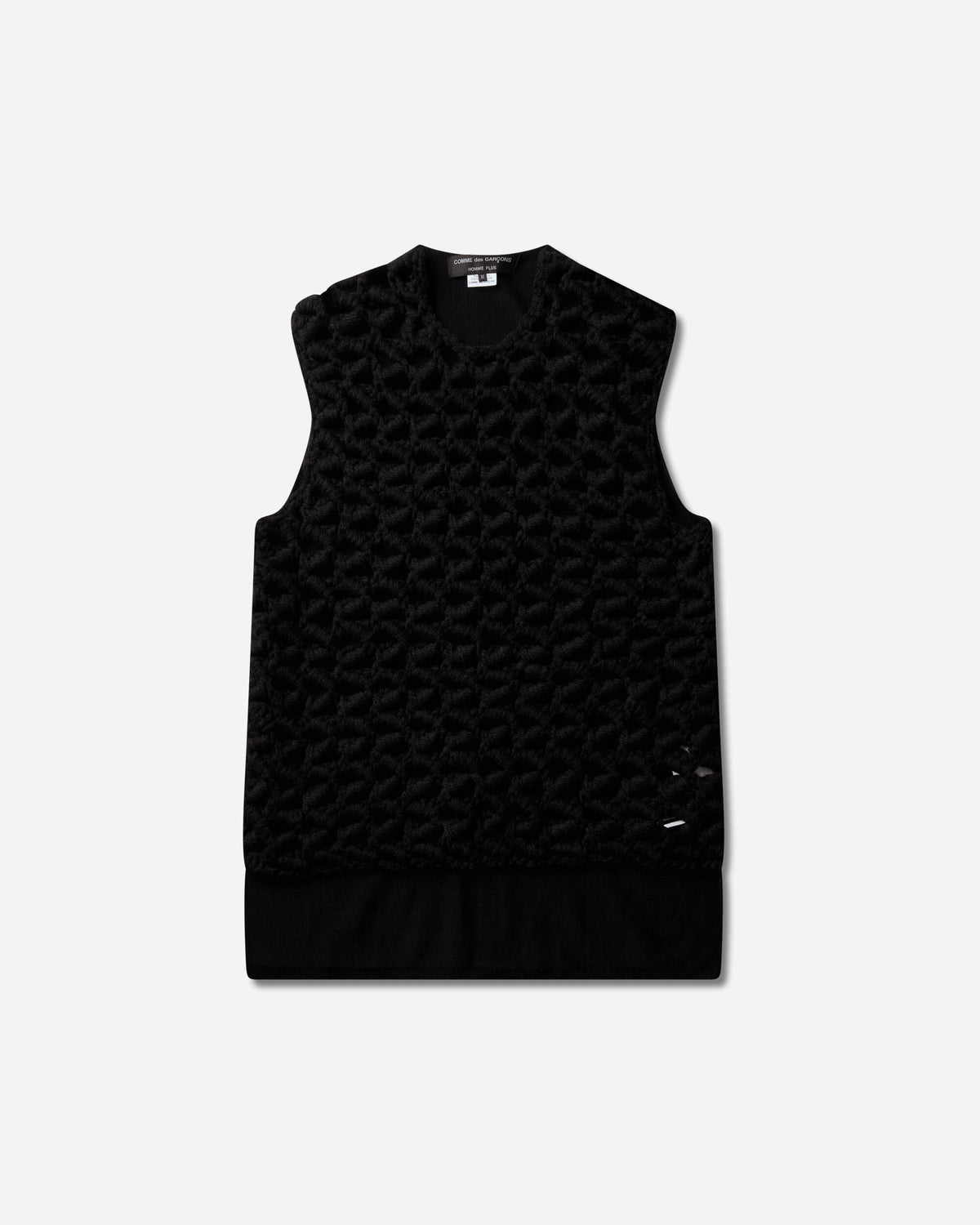Comme Des Garçons Homme Plus Men'S Sweater Black/Black Knitwears Gilets PR-N014-W26 1
