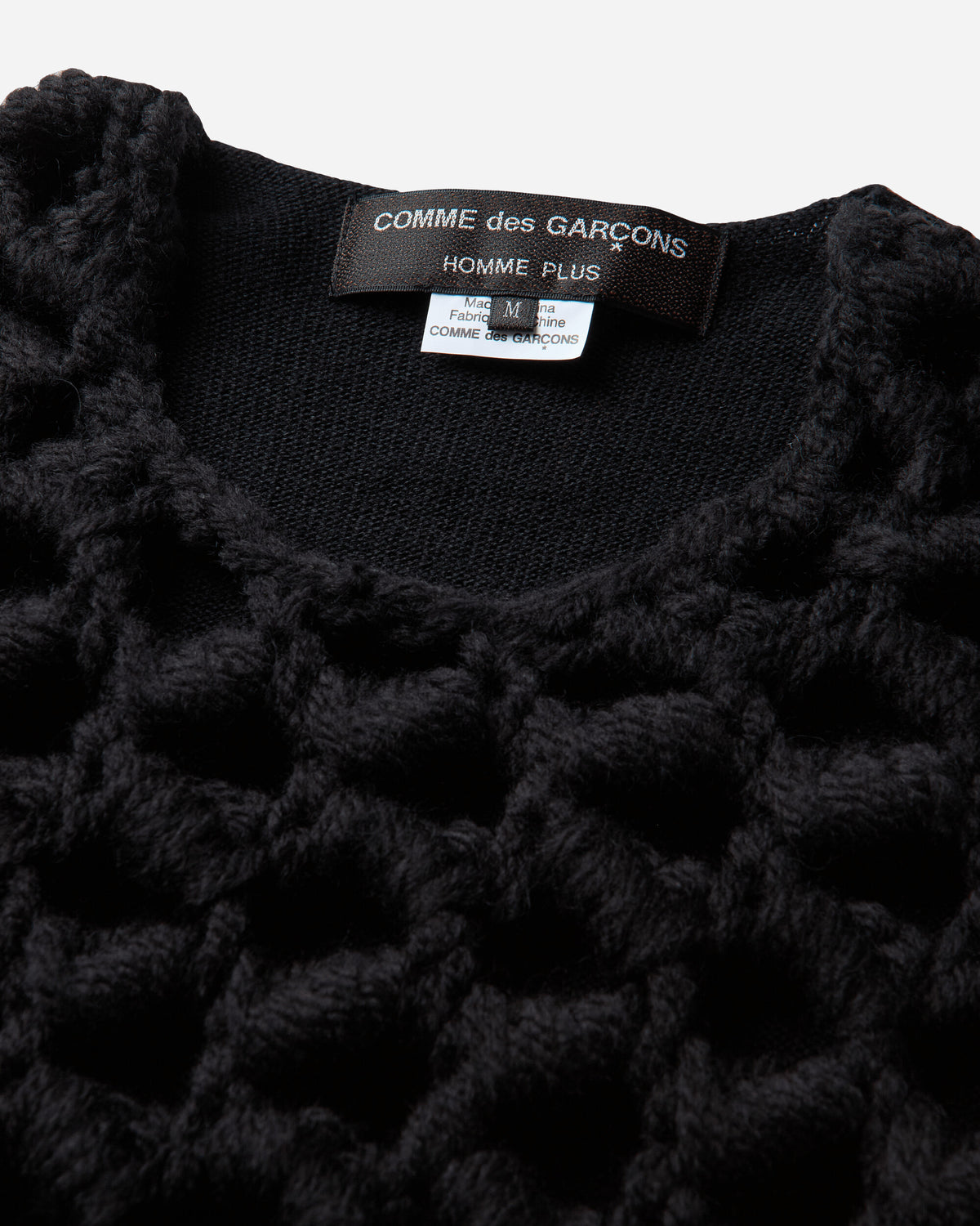 Comme Des Garçons Homme Plus Men'S Sweater Black/Black Knitwears Gilets PR-N014-W26 1