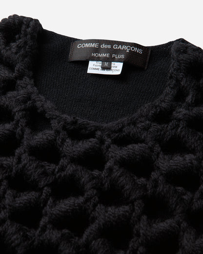 Comme Des Garçons Homme Plus Men'S Sweater Black/Black Knitwears Gilets PR-N014-W26 1