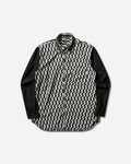 Comme Des Garçons Homme Plus Men'S Shirt Wht/Blk X Blk Shirts Longsleeve Shirt PQ-B028-S26 1