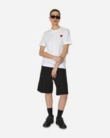 Comme Des Garçons Play T-Shirt Short Sleeve Knit White T-Shirts Shortsleeve P1T108  2