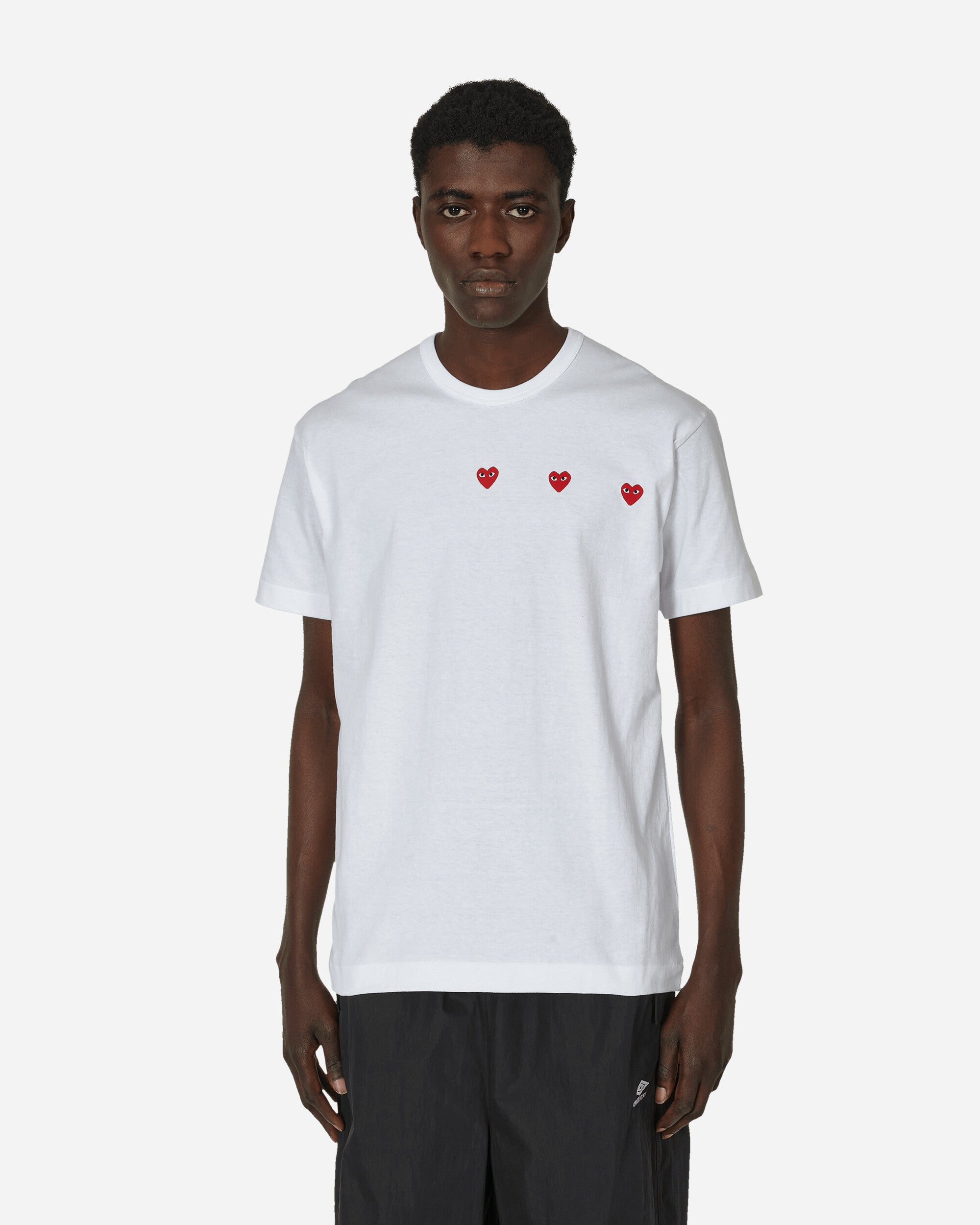 Multi Red Heart T-Shirt White