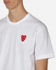 Comme Des Garçons Play T-Shirt Short Sleeve White T-Shirts Shortsleeve P1T288  2
