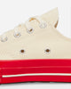Comme Des Garçons Play Ct70 Low Top Red Sole White Sneakers Low P1K123 2