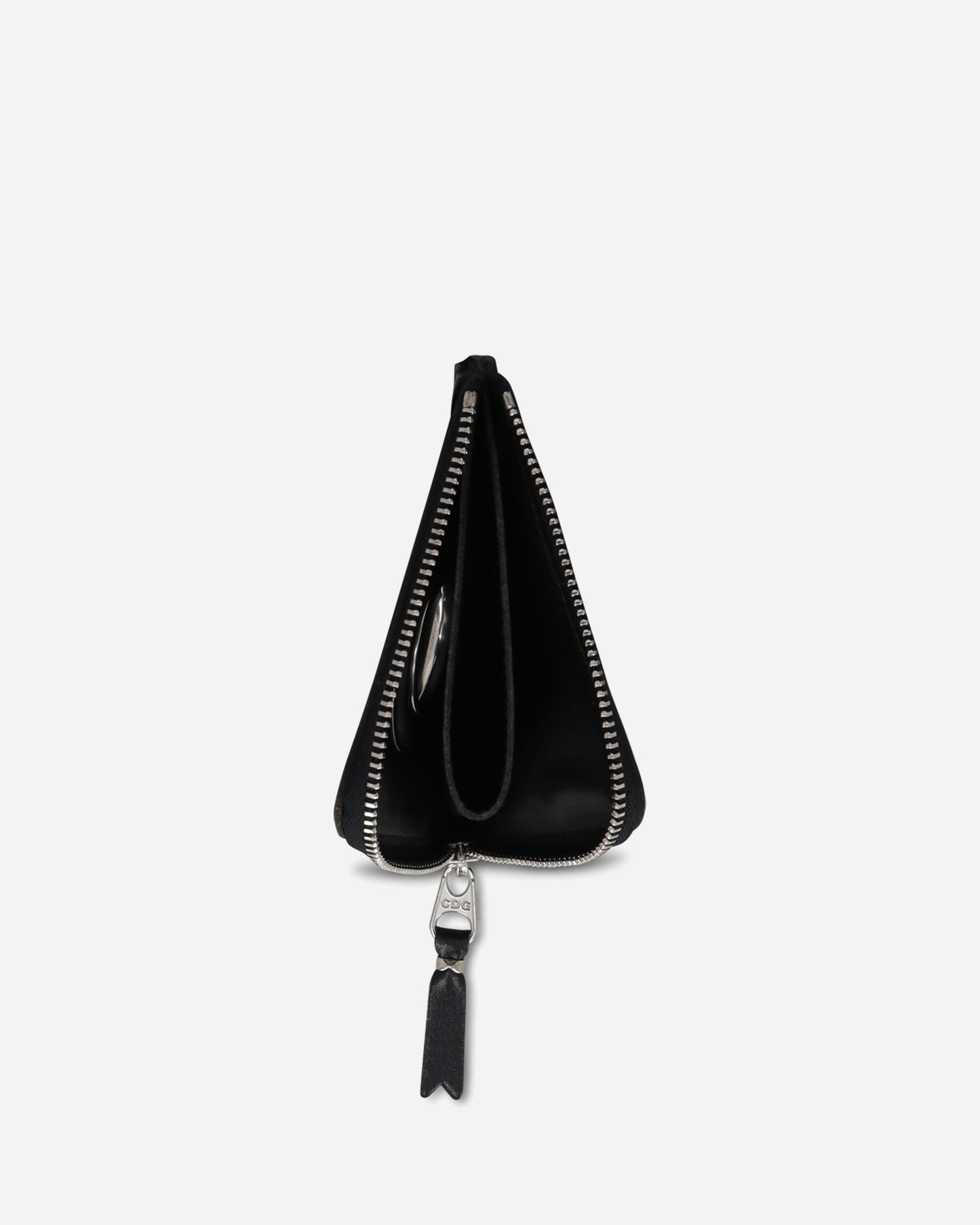 Comme Des Garçons Wallet Wallet / Silver Eyelet Black Wallets and Cardholders Wallets SA3100SE 1