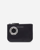 Comme Des Garçons Wallet Wallet / Silver Eyelet Black Wallets and Cardholders Wallets SA8100SE 1