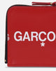 Comme Des Garçons Wallet Wallet/Huge Logo Red Wallets and Cardholders Wallets SA3100HL RED