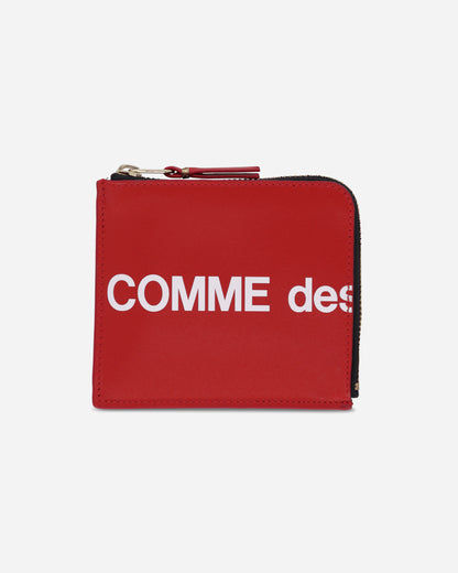 Comme Des Garçons Wallet Wallet/Huge Logo Red Wallets and Cardholders Wallets SA3100HL RED